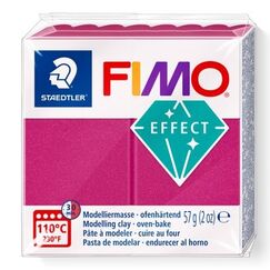 Staedtler FIMO 8010-21 Töpferei-/ Modellier-Material Töpferton 57 g Bordeaux, Metallisch 1 Stück(e), Farbe: Bordeaux, Metallisch