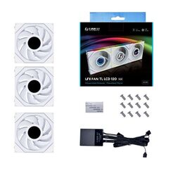 Lian Li UNI FAN TL LCD Computergehäuse Ventilator 12 cm Weiß
