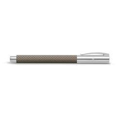 Faber-Castell Ambition OpArt Füllfederhalter Kartuschenfüllsystem Chrom, Sand 1 Stück(e)