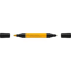 Faber-Castell Pitt Artist Pen Dual Marker Fineliner Fein / Mittel Gelb