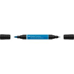 Faber-Castell Pitt Artist Pen Dual Marker Fineliner Fein / Mittel Blau