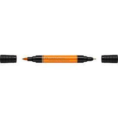 Faber-Castell Pitt Artist Pen Dual Marker Fineliner Fein / Mittel Orange