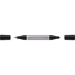 Faber-Castell Pitt Artist Pen Dual Marker Fineliner Fein / Mittel Hellgrau