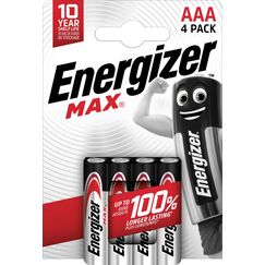 Energizer Max AAA Einwegbatterie Alkali