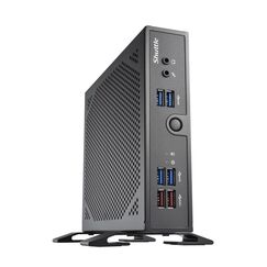 Shuttle XPC slim Barebone DS50U5, i5-1335U, 2x LAN (1x 2.5Gbit ,1x 1Gbit), 1xCOM,1xHDMI,1xDP, 1x VGA, lüfterlos, 24/7 Dauerbetrieb