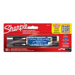 Sharpie 2201181 Marker 2 Stück(e) Rundspitze Schwarz, Weiß