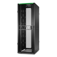 APC NetShelter SX Server Rack Gen 2, 45 HE, 2124H x 750W x 1070D mm, mit Seitenwänden, Schwarz