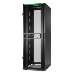 APC NetShelter SX Server Rack Gen 2, 48 HE, 2258H x 800W x 1200D mm, mit Seitenwänden, Schwarz, Farbe: Schwarz