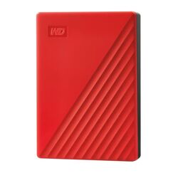 Western Digital My Passport WDBR9S0060BWT-WESN Externe Festplatte 6 TB 2.5" Micro-USB B 3.2 Gen 1 (3.1 Gen 1) Weiß, Farbe: Rot