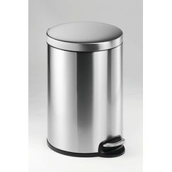 Durable Treteimer Edelstahl 20L rund