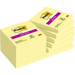 Post-It 7000048173 Klebezettel Quadratisch Gelb 90 Blätter Selbstklebend