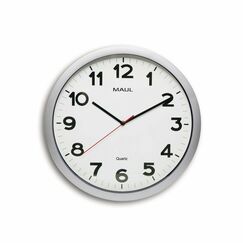 MAUL 9054195 Wand- /Tischuhr Quarzuhr Rund Silber