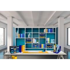 Exacompta , Stehsammler Mag-cube, Bee Blue - Marineblau - Neu