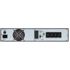 APC Easy UPS On-Line, 2000VA/1800W, Rackmontage 2HE, 230V, 4x IEC C13 Ausgänge, Intelligenter Kartensteckplatz, LCD, mit Rackmontagekit