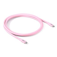 CLUB3D USB C Kabel Pink, Farbe: Pink