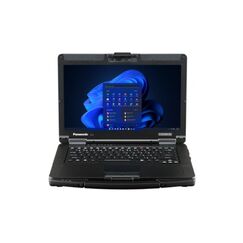 Panasonic FZ-55JZ00SBD laptop Intel® Core™ i5 i5-1345U 35,6 cm (14") Touchscreen Full HD 16 GB DDR4-SDRAM 512 GB SSD Wi-Fi 6E (802.11ax) Windows 11 Pro Schwarz, Grau