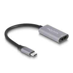 DeLOCK 60021 USB-Grafikadapter 7680 x 4320 Pixel Schwarz, Grau
