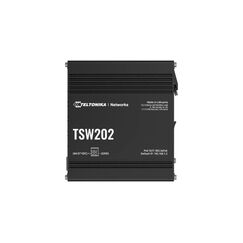 Teltonika TSW202 Managed L2 Gigabit Ethernet (10/100/1000) Power over Ethernet (PoE) Aluminium, Blau