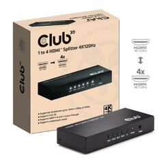 CLUB3D Splitter 1 auf 4 HDMI™ 4K120Hz
