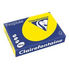 Clairefontaine Trophée Druckerpapier A4 (210x297 mm) 500 Blätter Gelb
