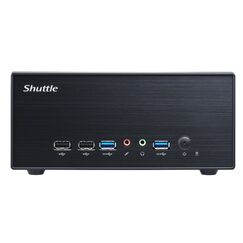 Shuttle XPС slim XPC slim Barebone XH610G2 - S1700, Intel H610, 1xDP, 2xHDMI, 2 PCIe Slots (1x 16X & 1x X1), 2x Intel LAN (1G + 2.5G), 8x USB, 1x 2.5", 3x M.2, 24/7 Dauerbetrieb