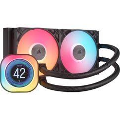 Corsair iCUE LINK TITAN 240 RX LCD Prozessor All-in-One-Flüssigkeitskühler 12 cm Schwarz 1 Stück(e)