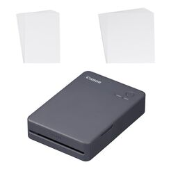 Canon SELPHY QX20 BK Fotodrucker Farbstoffsublimation 287 x 287 DPI 2.8" x 3.3" (7.2x8.5cm) WLAN, Farbe: Schwarz