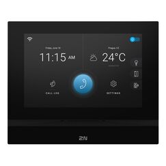 2N Indoor View Wi-Fi Video-Zugangssystem 17,8 cm (7") Schwarz, Farbe: Schwarz