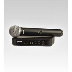 Shure BLX24E/PG58 Schwarz Bühnen-/Auftrittsmikrofon