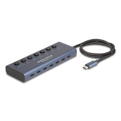 DeLOCK 63410 Schnittstellen-Hub USB 3.2 Gen 1 (3.1 Gen 1) Type-C 5000 Mbit/s Blau