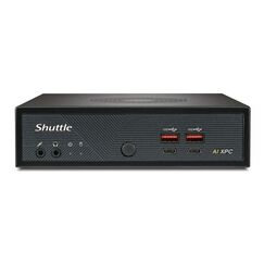 Shuttle Slim AI PC DN11H5 Intel Core Ultra 5 125H, Intel Arc graphics, 2xHDMI, 2x DP, 4x 2.5Gbit LAN, VESA, 24/7 Dauerbetrieb