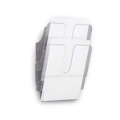 Durable FLEXIPLUS Prospektständer 2 Regale Transparent