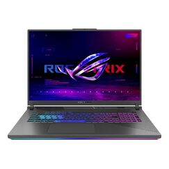 ASUS ROG Strix G18 G814PP-S8014W AMD Ryzen™ 9 8940HX Laptop 45,7 cm (18") WUXGA 32 GB DDR5-SDRAM 1 TB SSD NVIDIA GeForce RTX 5070 Wi-Fi 6E (802.11ax) Windows 11 Home Schwarz, Grau
