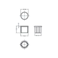 DeLOCK 64022 Steckdosensicherung BNC Transparent 10 Stück(e)