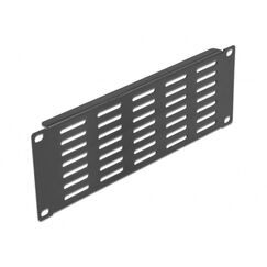 DeLOCK 10″ Netzwerkschrank Panel mit Lüftungsschlitzen horizontal 2 HE schwarz