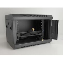 DeLOCK 10″ Kabelmanagement Bürstenleiste mit Kabelbefestigung 1 HE schwarz
