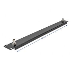DeLOCK 19″ Panel mit 2 x BNC Buchse 1 HE schwarz