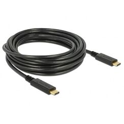 DeLOCK 85206 USB Kabel USB 2.0 4 m USB C 0,48 Gbit/s Schwarz