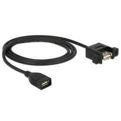 DeLOCK 85460 USB Kabel USB 2.0 1 m USB A 0,48 Gbit/s Schwarz