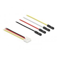 DeLOCK Conversion IOT Grove Kabel 4 Pin Stecker zu 4 x Jumper Buchse 20 cm