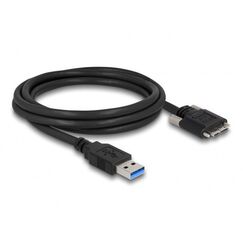 DeLOCK Kabel USB 3.0 Typ-A Stecker zu Typ Micro-B Stecker mit Schrauben 2 m