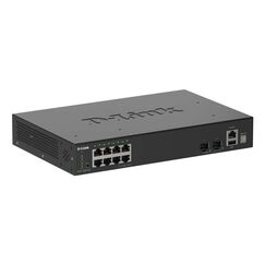 D-Link DGS-1530-10 Managed L2 Gigabit Ethernet (10/100/1000) Schwarz