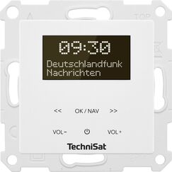 TechniSat DIGITRADIO UP 55 Wandverteiler Analog & Digital Weiß