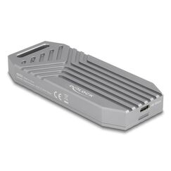 DeLOCK 42033 Speicherlaufwerksgehäuse SSD-Gehäuse Grau M.2