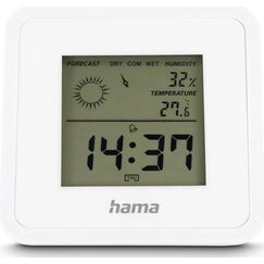 Hama Borneo Elektronisches Umgebungsthermometer Drinnen Weiß