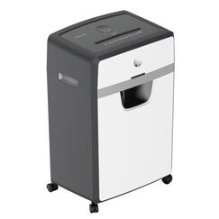 HP OneShred 24CC Aktenvernichter Partikelschnitt-Zerkleinerung 65 dB 22 cm Weiß, Schwarz