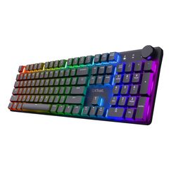 Trust GXT 868 Torix Tastatur Gaming USB + RF Wireless + Bluetooth QWERTY US Englisch Schwarz