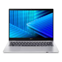 Acer TravelMate TMP414RN-55-TCO-586Y Intel Core Ultra 5 225U Hybrid (2-in-1) 35,6 cm (14") Touchscreen Full HD+ 8 GB DDR5-SDRAM 256 GB SSD Wi-Fi 7 (802.11be) Windows 11 Home Blau