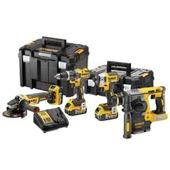 DeWalt Akku-Maschinen-Set DCK422P3T 4 Maschinen und 3 x 5.0 Ah Akkus