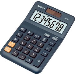 Casio MS-8E Taschenrechner Desktop Display-Rechner Schwarz, Grau, Orange